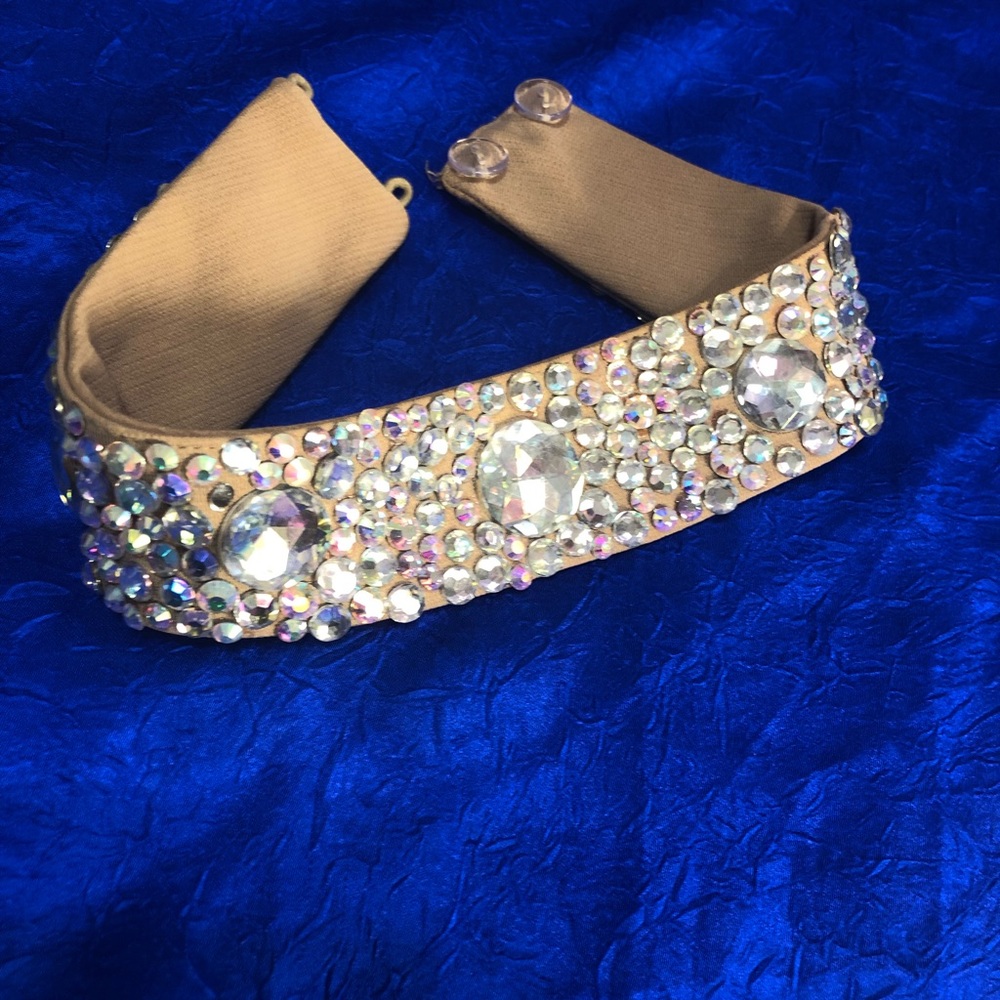 Choker rhinestone necklace AB stones